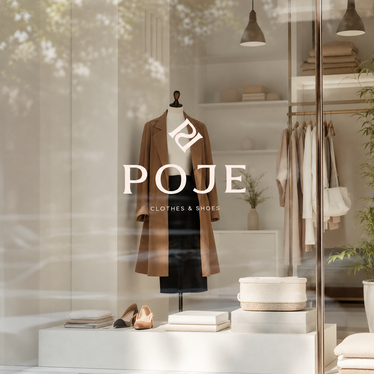 Minimal Clothing Storefront Mockup