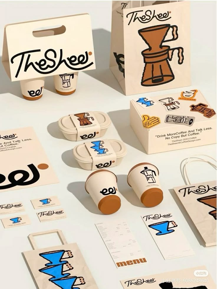 Complete Café Identity Mockup