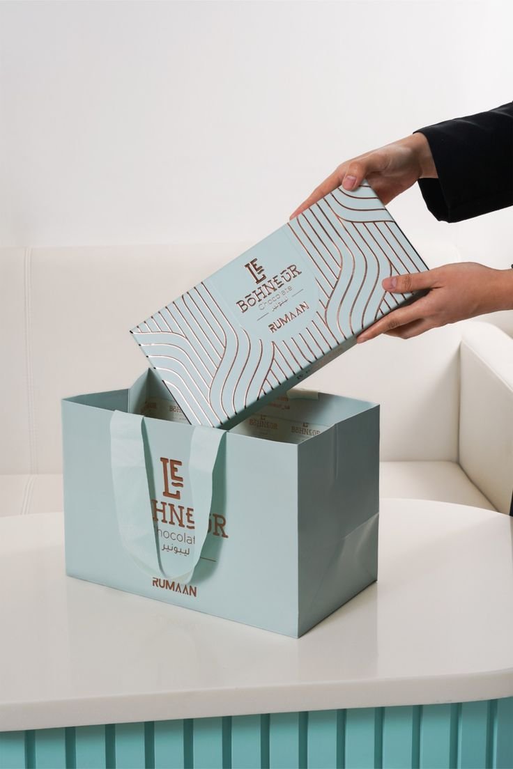 Premium Gift Box Brand Mockup