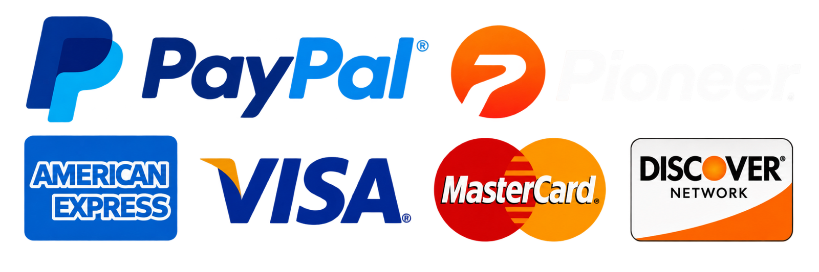Accepted payment methods